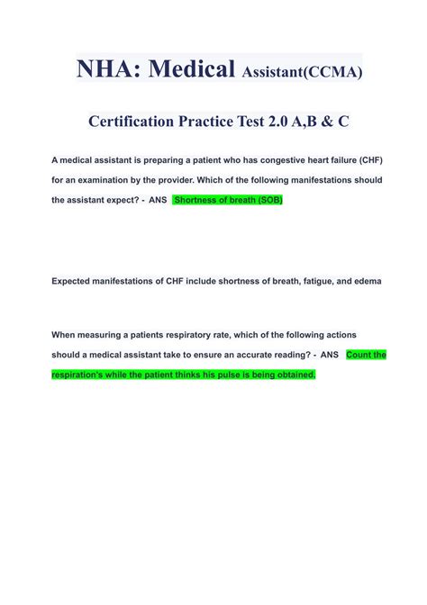 nha medical assistant recertification